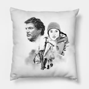 the last of us tv series " TLOU " tshirt sticker etc. design by ironpalette Pillow