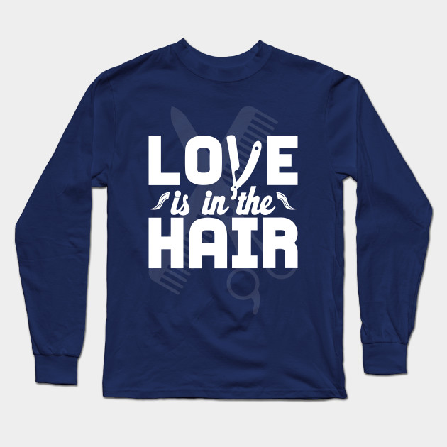 Hair Love Hairdresser Barber Hair Stylist Design Comb Gift