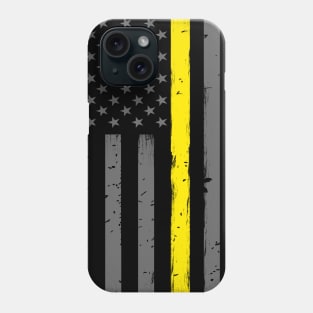 Thin Gold Line American Flag Phone Case