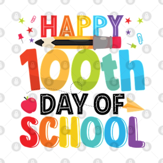 Happy 100 Days Of School Cool Teacher Student by RiseInspired