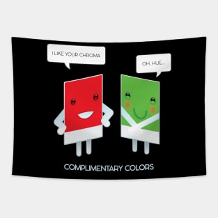 Funny Complimentary Colors Tapestry