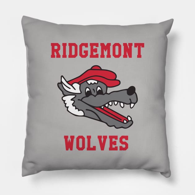 Ridgemont High Wolves (Fast Times) Pillow by fandemonium