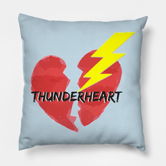 Thunderheart Merch Pillow by jennifersoldner