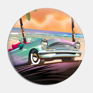 Retro Car Pin