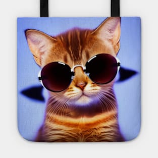 Retro Coool Cat Tote