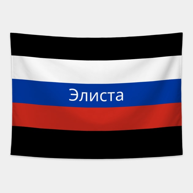 Elista City in Russian Flag Tapestry by aybe7elf