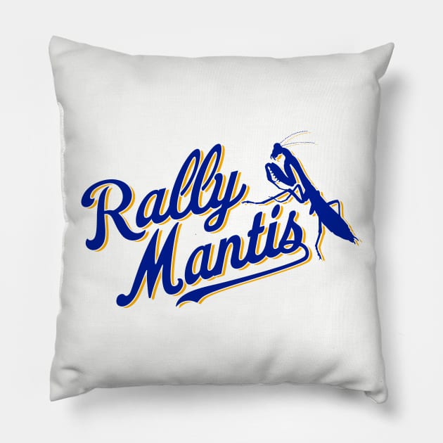 rally mantis Pillow by ilovemubs