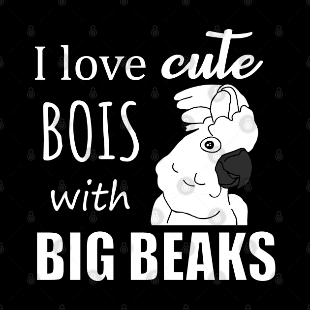 I love cute bois with big BEAKS - cockatoo doodle by FandomizedRose