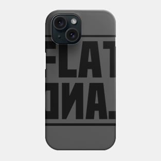 FLAT(LAND) BORDER BLK Phone Case