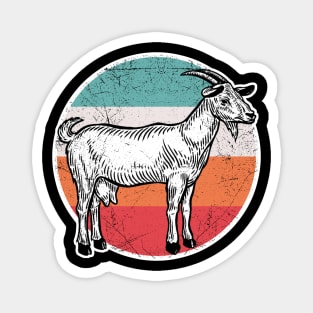 Vintage Retro Goat Magnet