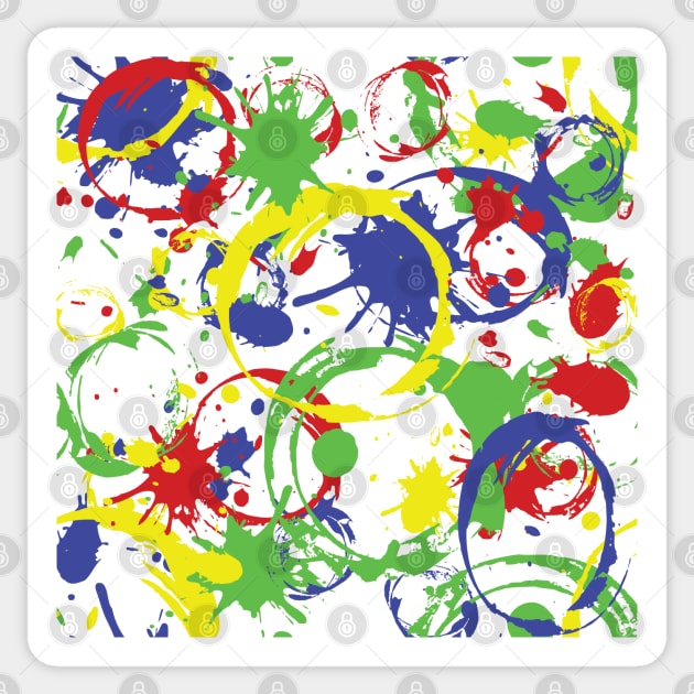 Sticker Paint splatter.