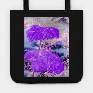 Purple Yarrow-Available As Art Prints-Mugs,Cases,Duvets,T Shirts,Stickers,etc Tote