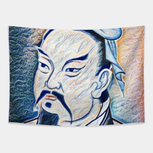 Sun Tzu Portrait | Sun Tzu Artwork 12 Tapestry