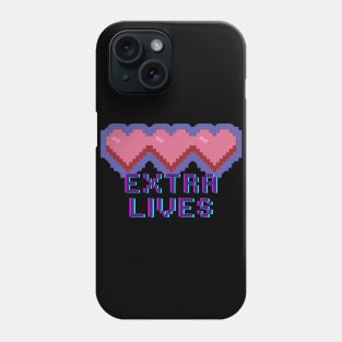 Extra Lives Retro Pixel! Phone Case