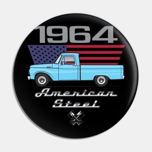 Light Blue American steel Pin