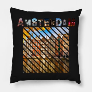 Amsterdam Skyline Pillow