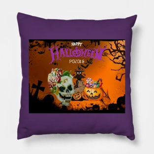 Happy Halloween Pozole Pillow