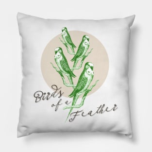 Birds Of A Feather Pillow