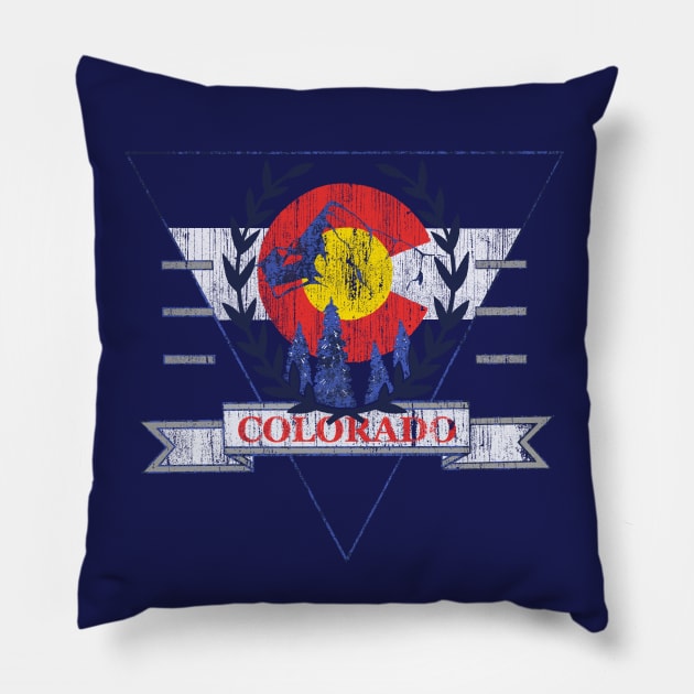 colorado Pillow by inkzella