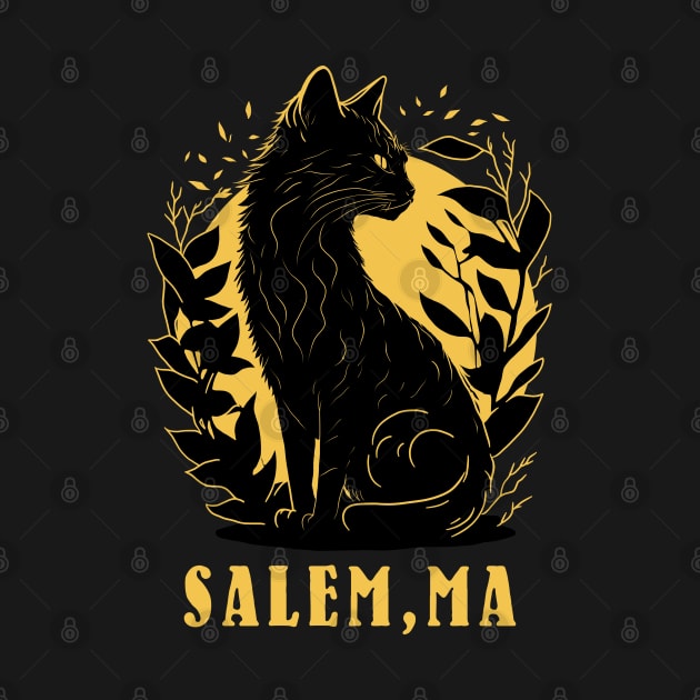 Black Cat Silhouette | Salem by TMBTM