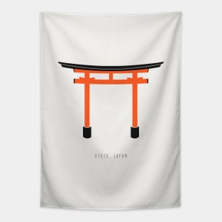 Torii Gate, Kyoto, Japan Tapestry