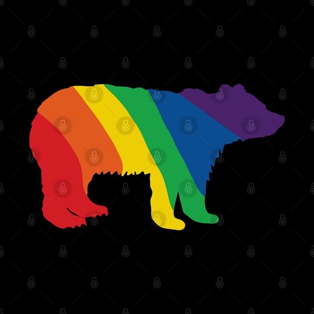 Rainbow Bear by Slightly Unhinged