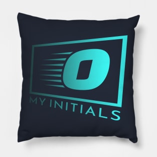 Letter O Letter Art Pillow