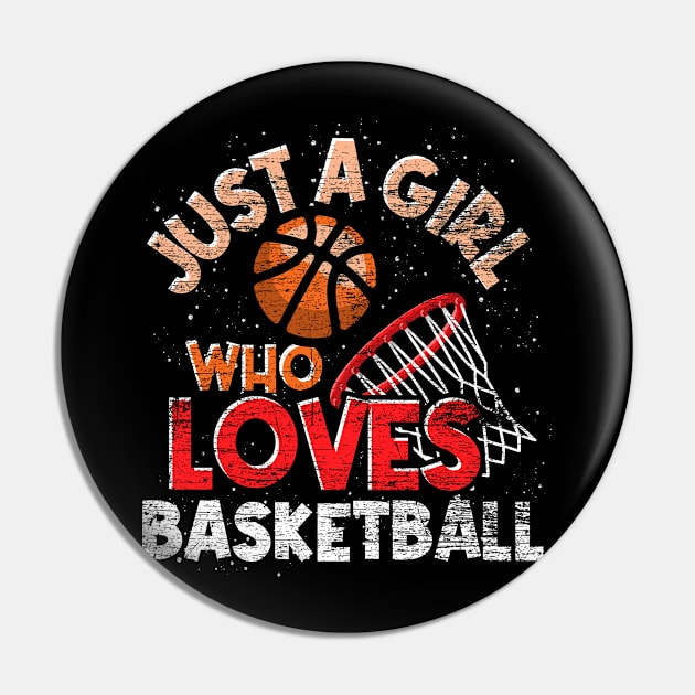 Women Basketball Player Sport Lover Girls Basketball Pin by ShirtsShirtsndmoreShirts