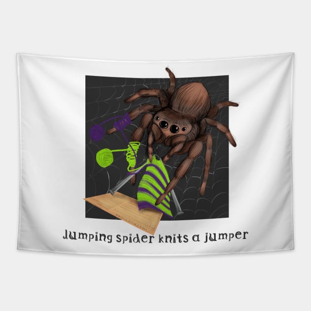 Jumper knits a jumper Tapestry by KataMartArt