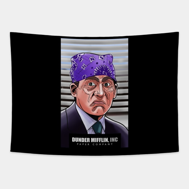 Michael Scott Dunder Mifflin Tapestry by EvoComicsInc