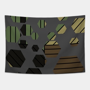 Color outside the Lines - Camo Tapestry