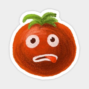 Stressed Out Tomato Magnet