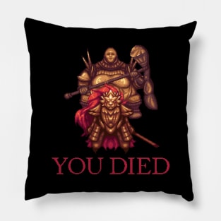 Pixel Ornstein & Smough Pillow