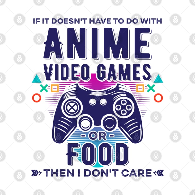 Anime Video Games and Food Lovers by FabulousDesigns