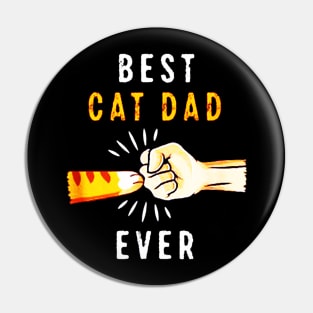 Best Cat Dad Ever Pin