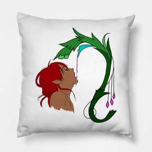 Copy of Elf drinking from a flower Pillow