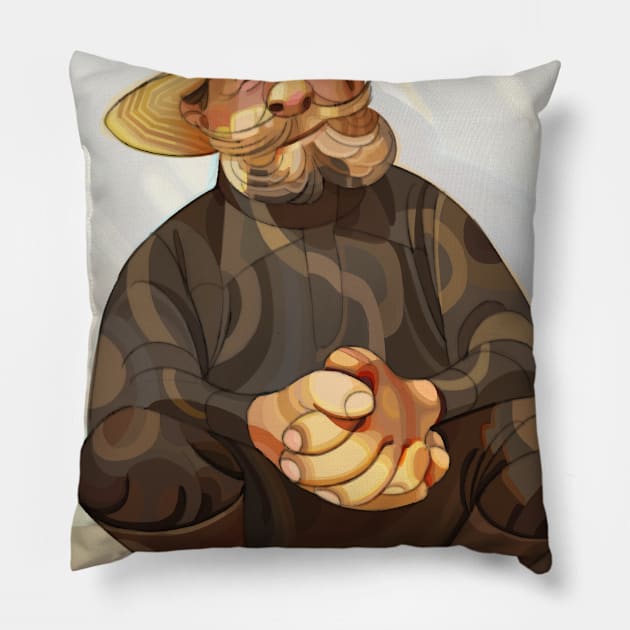 Farmer Pillow by kalian999999