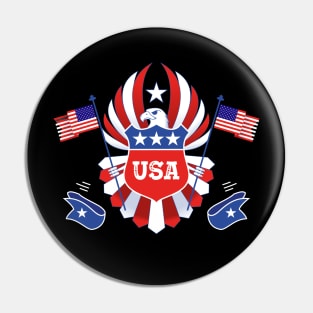 Eagle Merica Pin