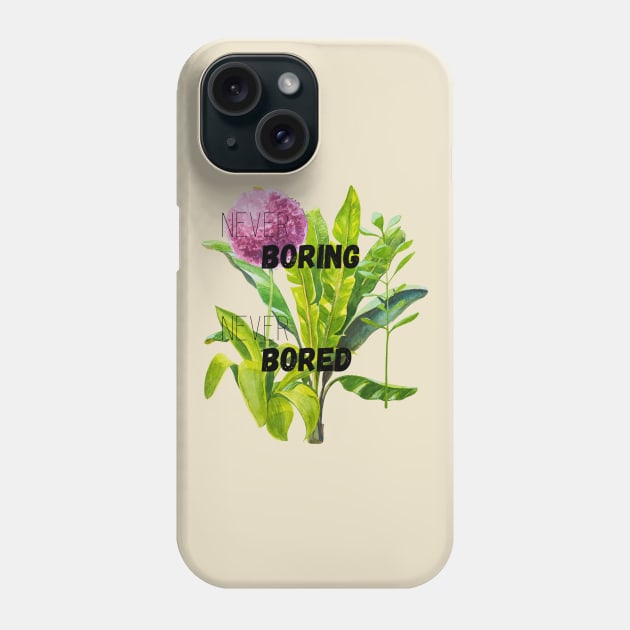 BORING! Phone Case by gasponce