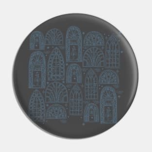 Spooky Architectural Windows Pin