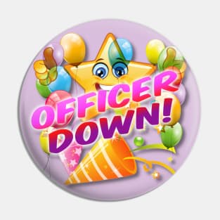 Officer Down! Pin