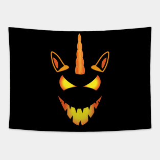 halloween unicorn t shirt Tapestry