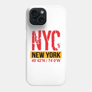 'New York City USA Flag NY' New York City Gift Phone Case