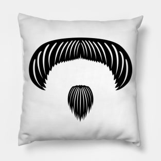 Wide Moustache! Pillow