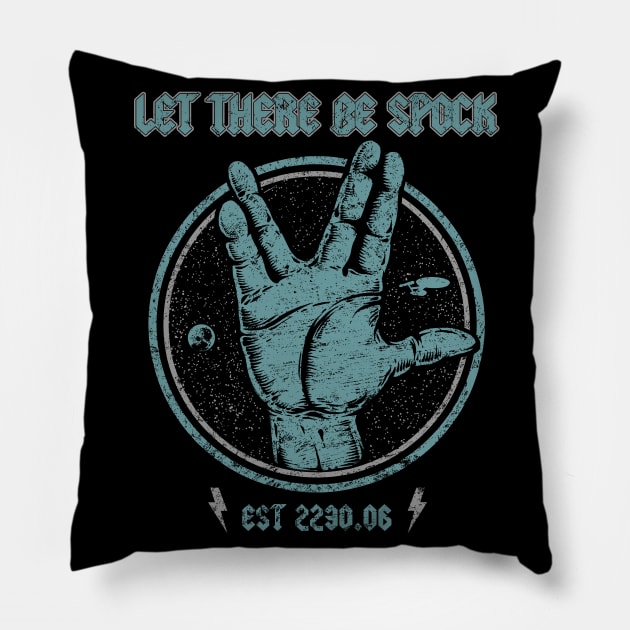 "LET THERE BE SPOCK" Pillow by joeyjamesartworx