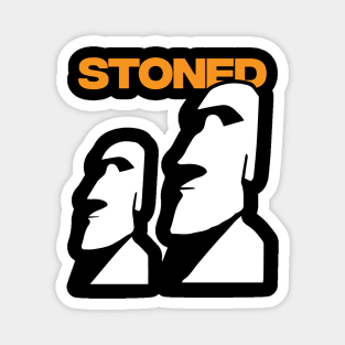 STONED MEME FUNNY BACK PRINT Magnet