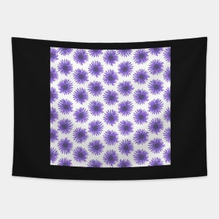 Field of stunning violet sunflowers Tapestry