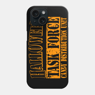 Funny Halloween Costume Design orange Phone Case