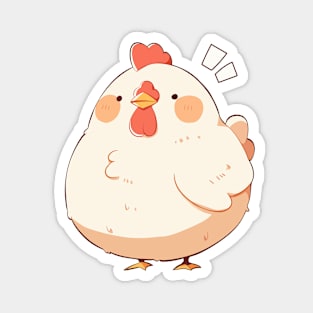 Cute Curious Chicken Magnet