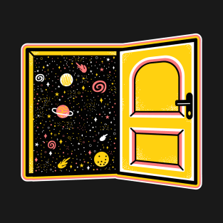 Cosmic Door Man - Door to another dimension T-Shirt